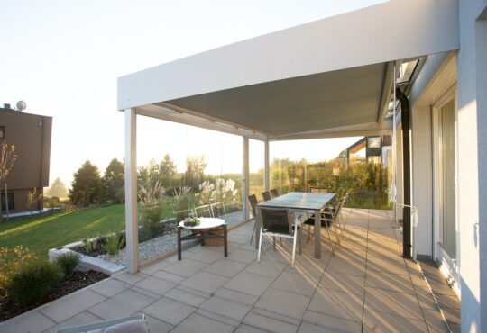 Terrassendach aus Alu