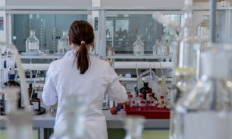 Titration im Labor